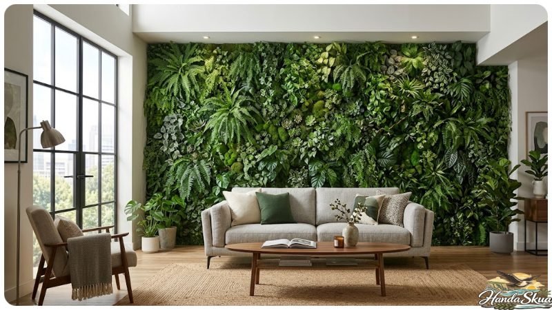 fake plant wall decor ideas