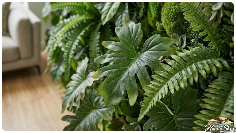 fake plant wall decor ideas