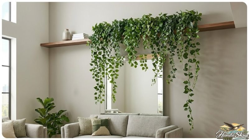 fake plant wall decor ideas