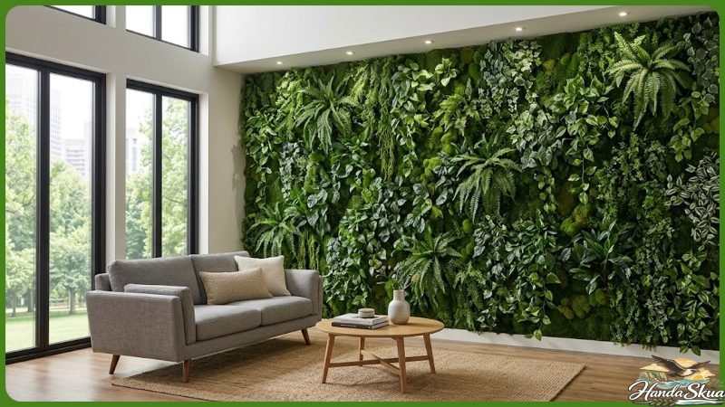 fake plant wall decor ideas